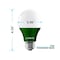 Luxrite A19 LED Light Bulbs 8W (60W Equivalent) Green Colored Bulbs Non-Dimmable E26 Base 2-Pack LR21492-2PK - alternate 6